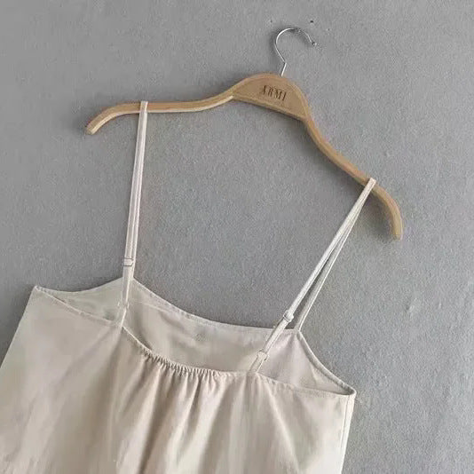 Hot girl three-dimensional pocket one-piece wide leg shorts