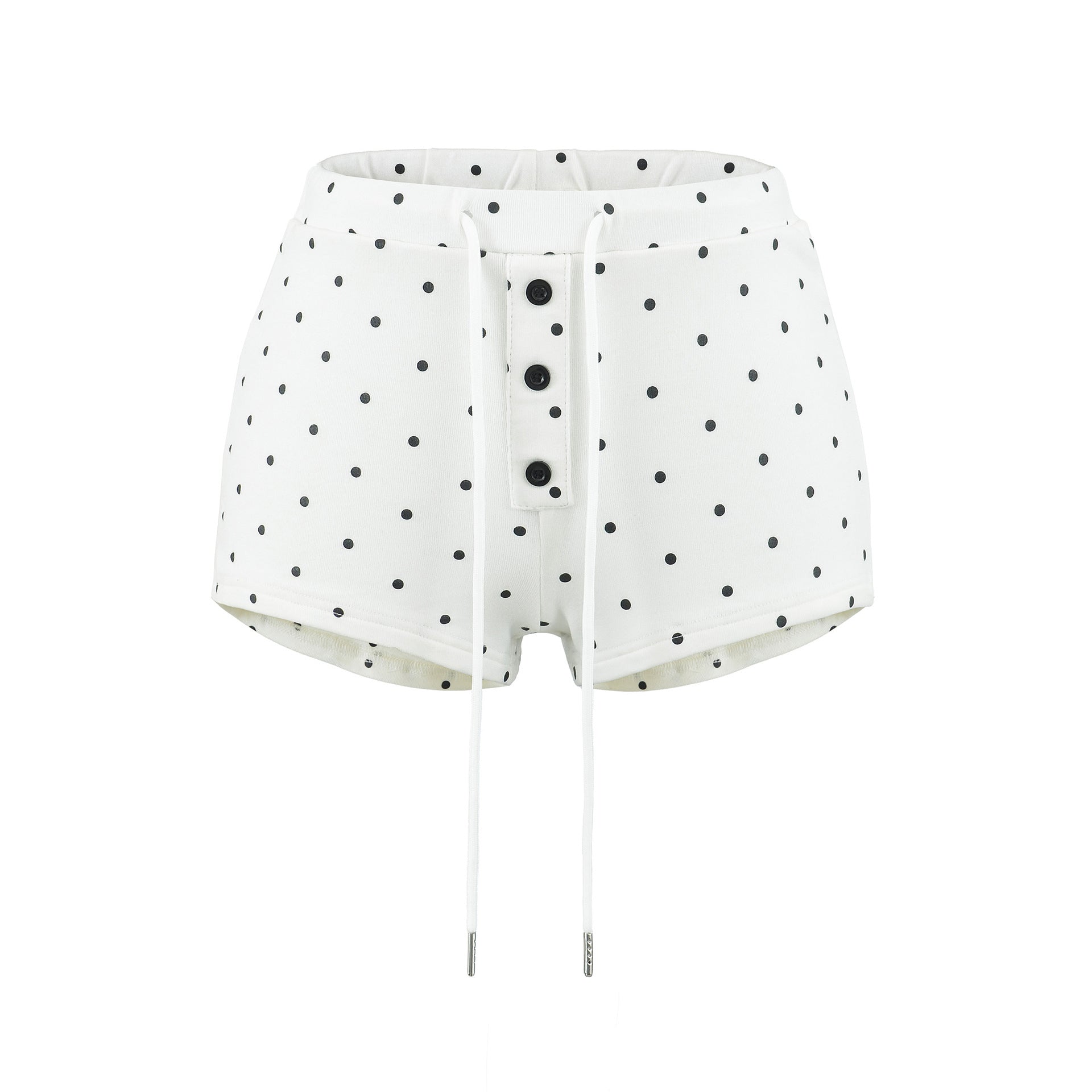 Fitted Crew Neck Short Sleeve T-Shirt and High-Waisted Shorts Set for Women