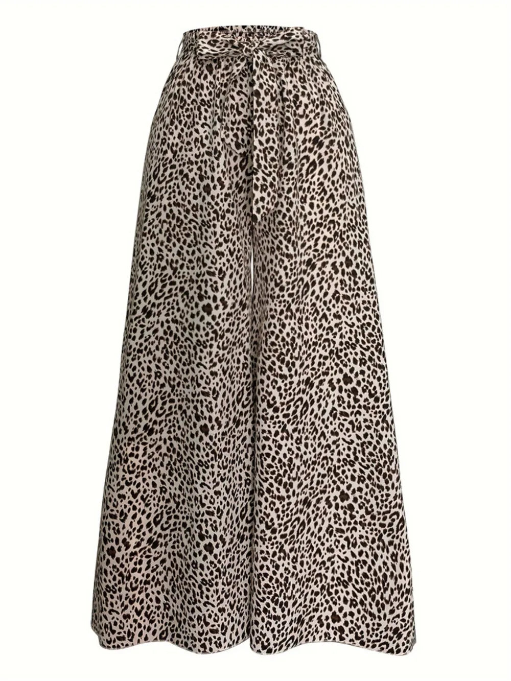 Leopard Wide Leg Pants