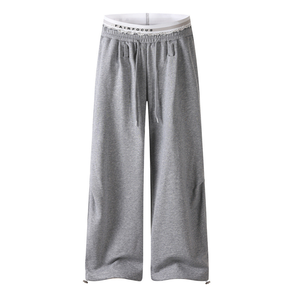 Wide leg straight leg pants