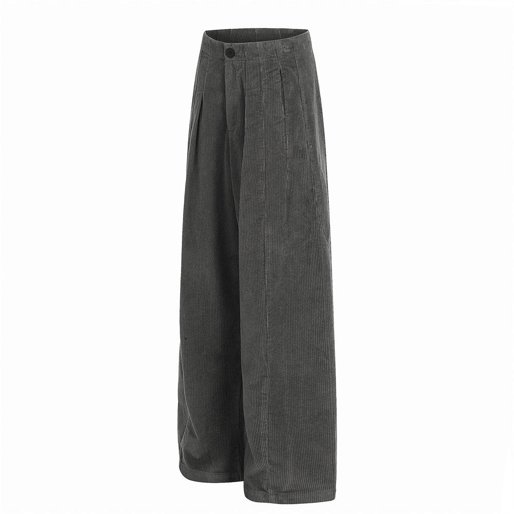 Corduroy wide leg pants