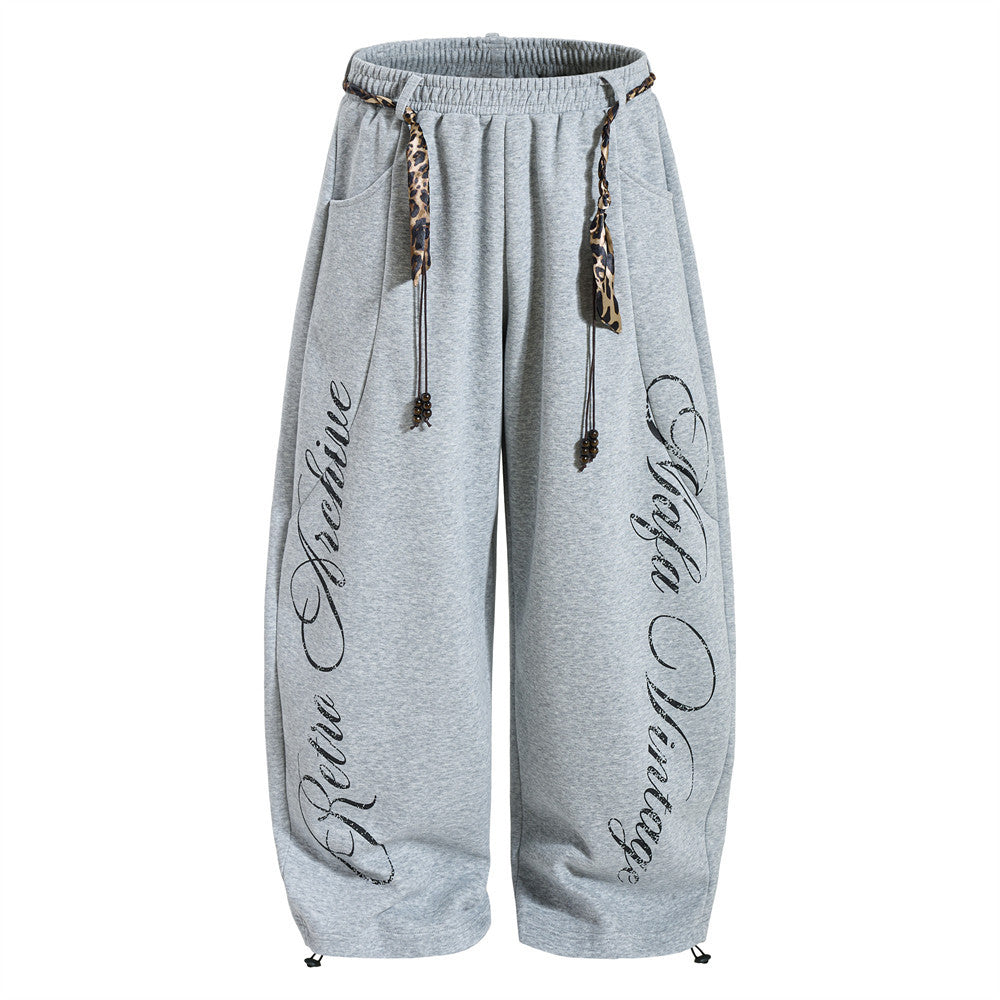Loose wide leg pants
