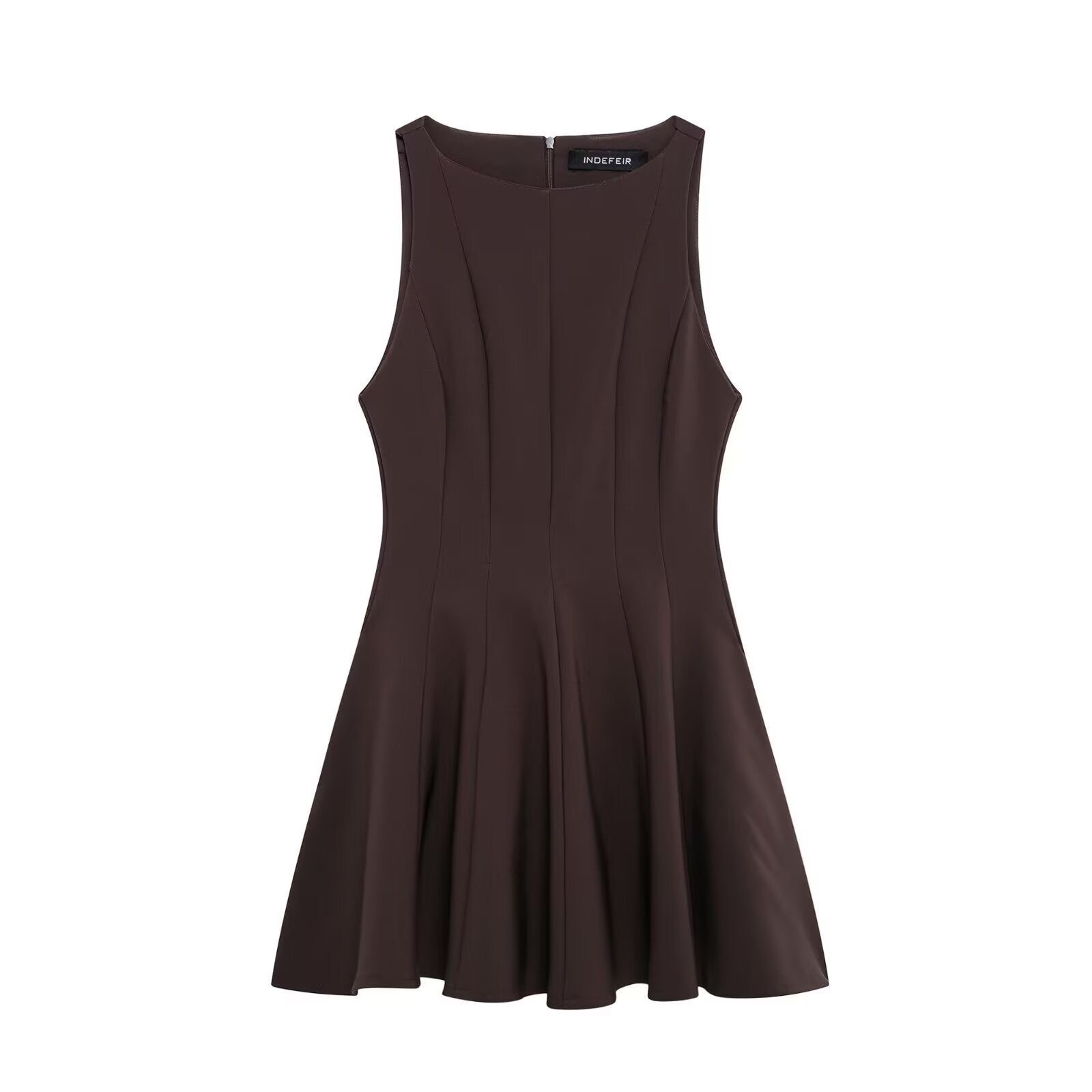 Pure Desire Wind Wide Swing Short Sleeveless Dress