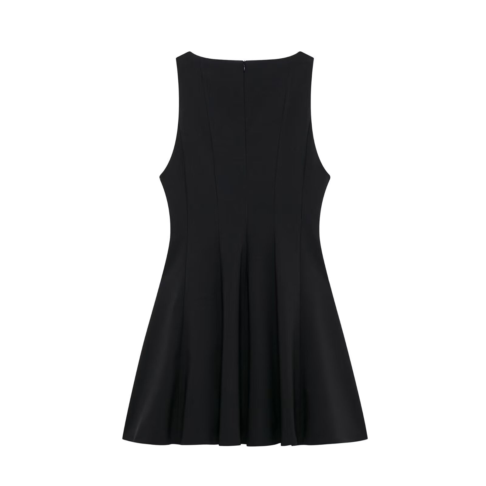 Pure Desire Wind Wide Swing Short Sleeveless Dress
