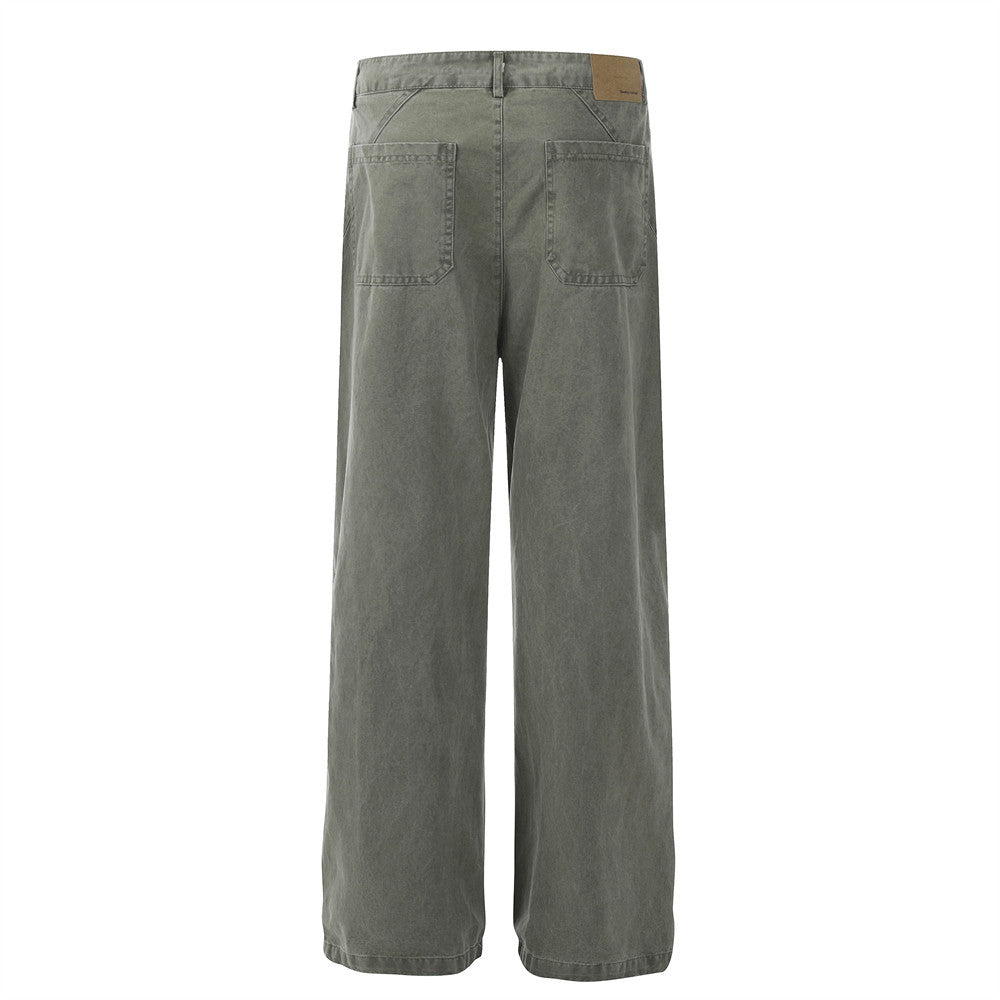 Wide leg long pants