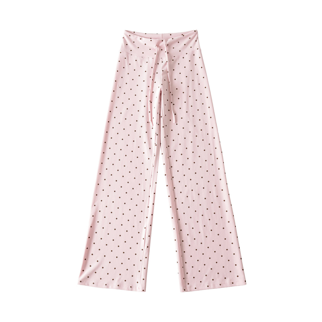 Straight leg wide leg pants