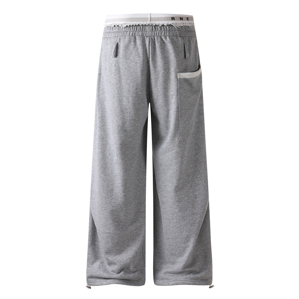 Wide leg straight leg pants