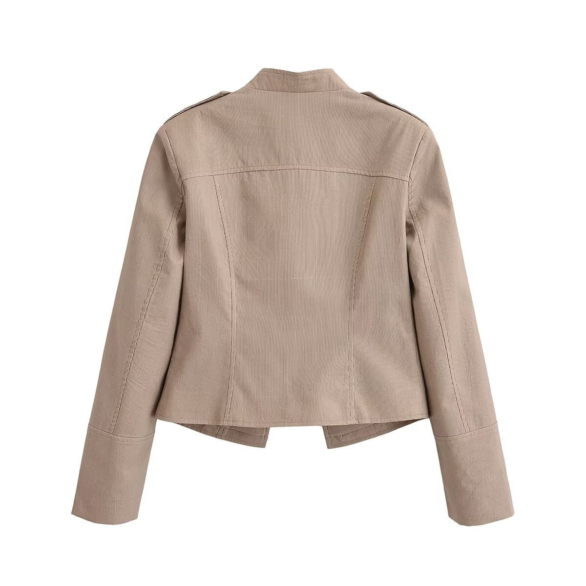 Street button short jacket