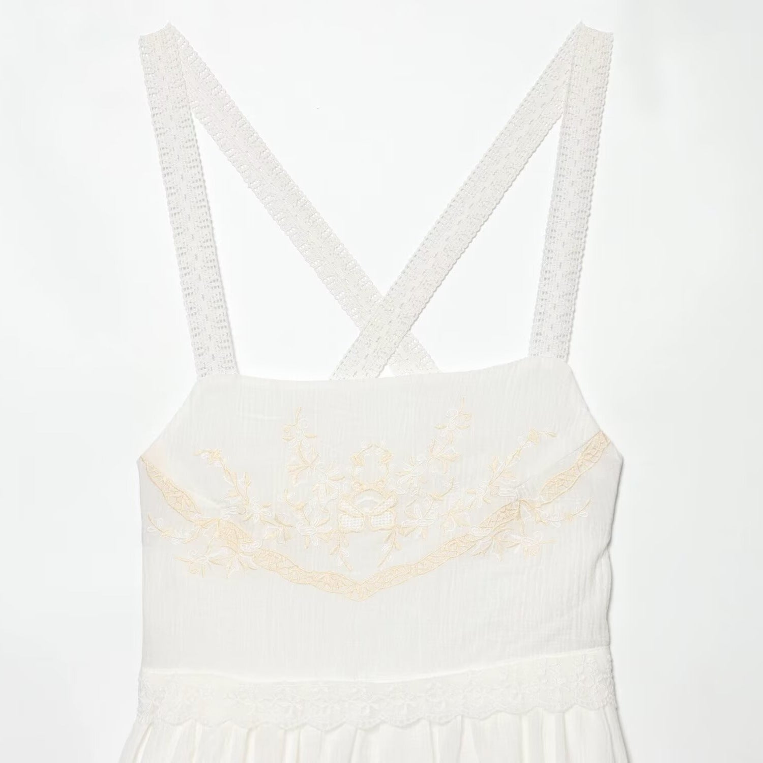 Spicy girl chiffon embroidered mini dress