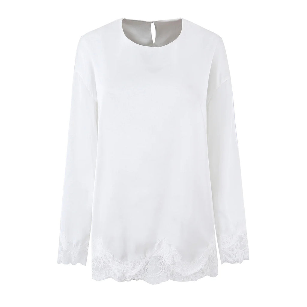 Long Sleeve T-Shirt with Wrap Belted Mini Skirt Set for Women,Short Skirt Two-Piece Summer Outfit