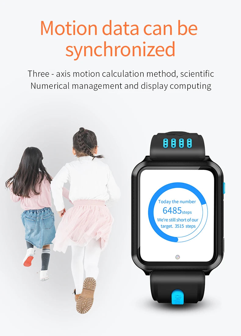 Kids 4G Smart Watch Phone – GPS Location, Video Calls & SIM Card