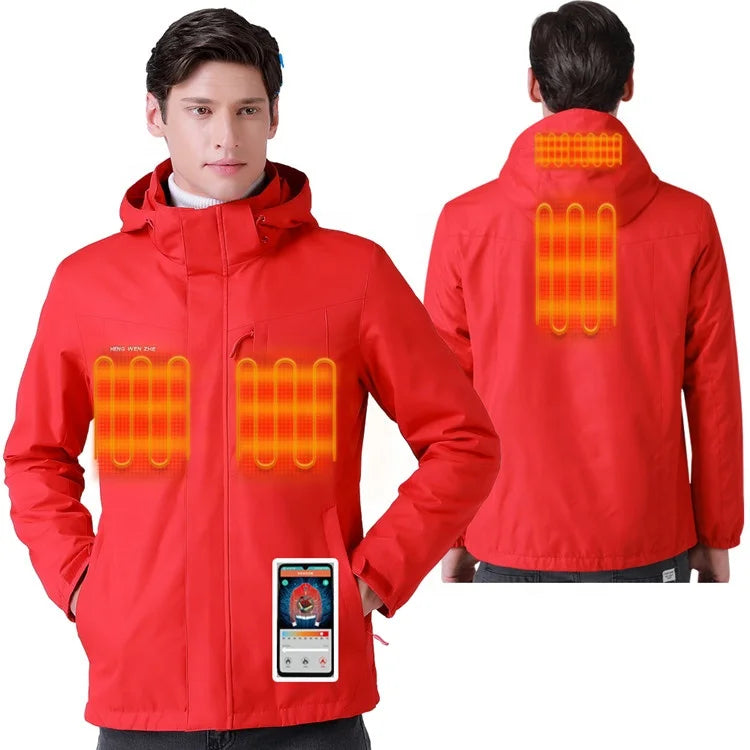 Men's Battery Heated Jacket – 3 Heat Levels, Lightweight Winter Coat