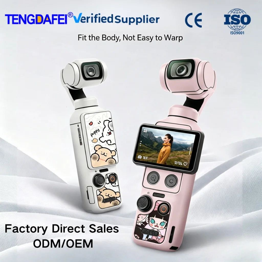 TENGDAFEI Factory Direct Price Waterproof Scratch Resistant Customizable 3M Vinyl Camera Protective Sticker for Osmo Pocket