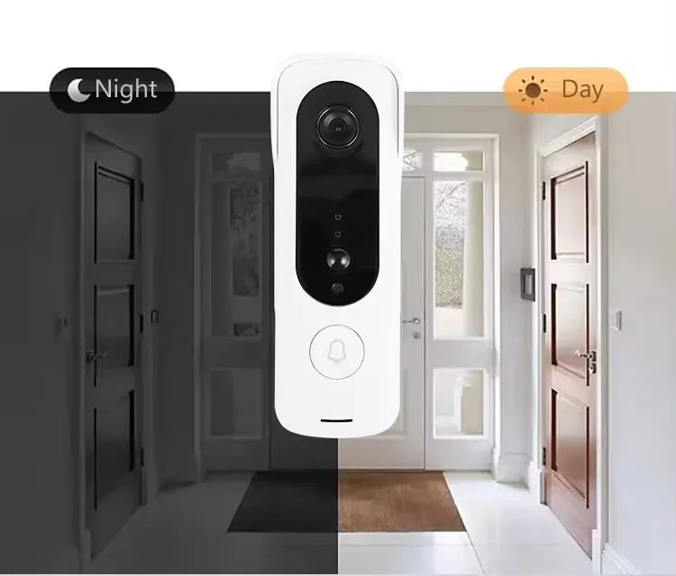Tuya Battery Powered Wireless Ring Doorbell Waterproof 1080P WIFI Remote Video 2MP Doorbell Camera Kit