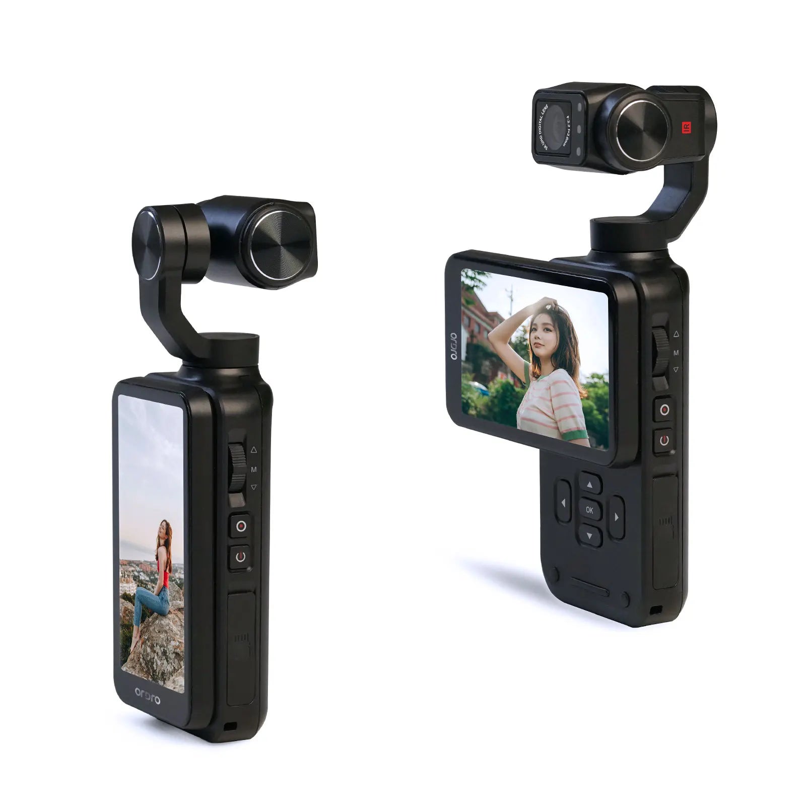 OEM Hot M5 Gimbal Camera ORDRO Pocket Camera 3 Axis Gimbal 4K Video Camera