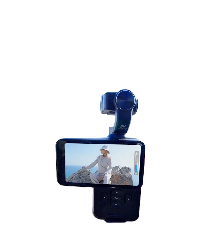 Super 5K Mini Portable Digital Video Camcorder 3.5'' IPS Screen 10x Optical Zoom Anti-Shake Nightshot Recording HD Action WiFi