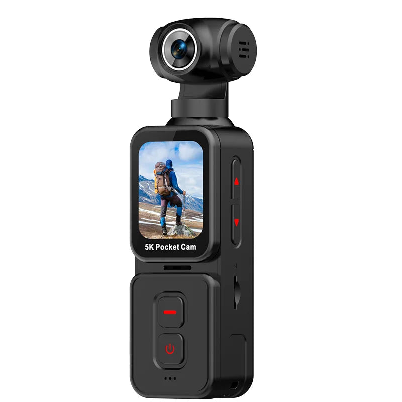 K28 Customize Handheld Pocket Vlogging Cameras with 5K Photo Gimbal Stabilization 1.69 Inch Touch Screen Anti-shake for Action