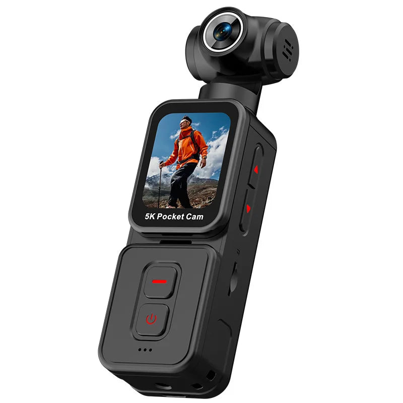 K28 HD 5K Support Sports Camera Outdoor Handheld Digital DV 1.69-inch Screen Rotating Lens Display TF Card