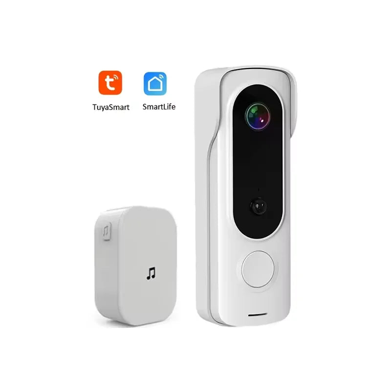 Tuya Battery Powered Wireless Ring Doorbell Waterproof 1080P WIFI Remote Video 2MP Doorbell Camera Kit