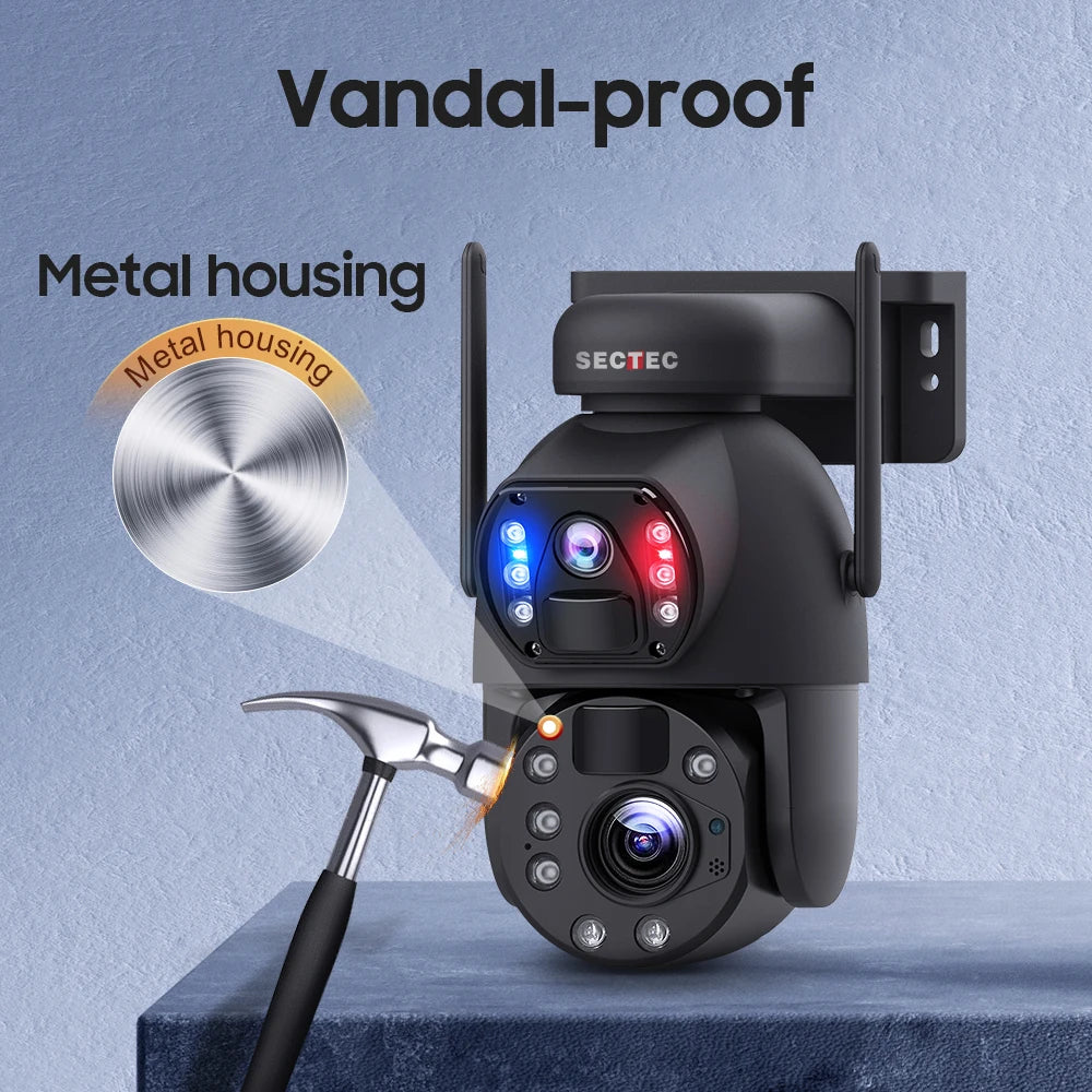 AOV AI Tracking Solar Security Camera 20X Zoom 4G Outdoor PTZ CCTV with Human Detection Wide Angle Night Vision SD Card