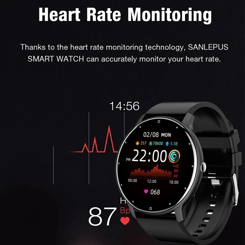 LIGE Sport Fitness Smart Watch, Waterproof, for iOS & Android