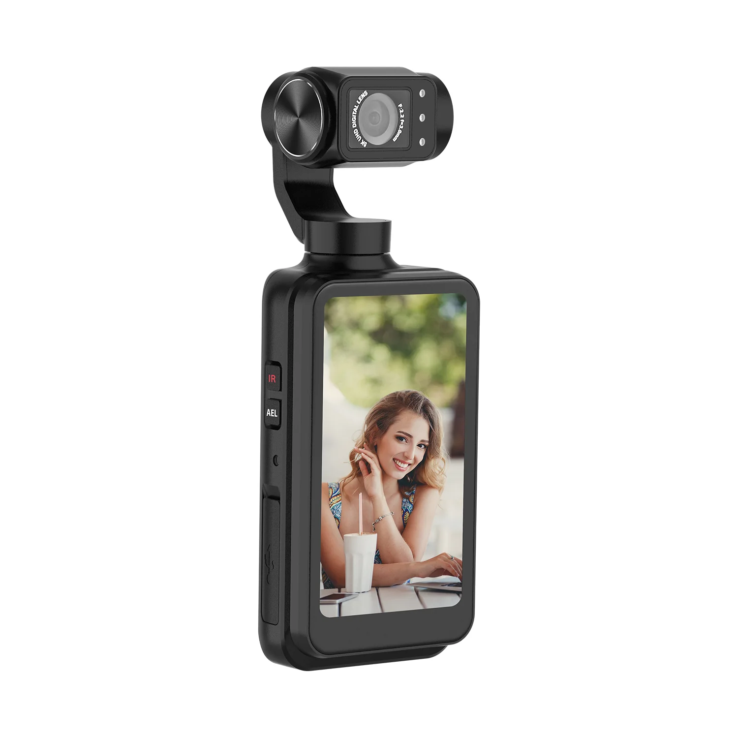 Winait 3 Axis Anti Shake Portable Vlog Digital Video Camcorder