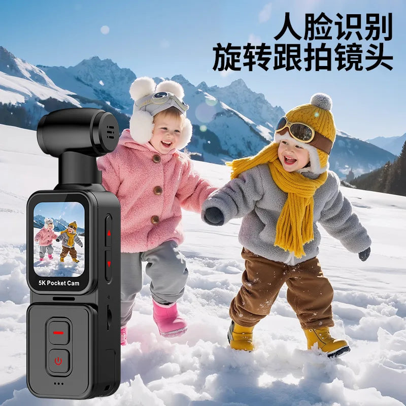 JXD 5K Pocket Cam 2-3 Inch Screen CMOS Sensor Action Camera For Outdoor Sports