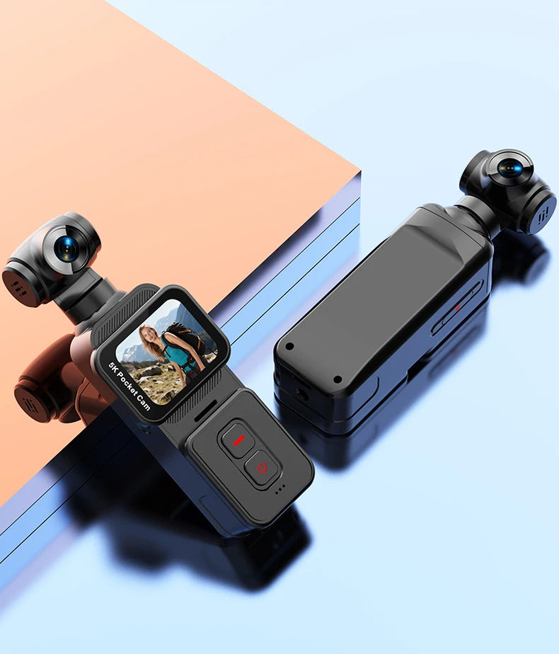 New 24MP 5K Ultra HD Thumb-Sized Action Digital Camera with WiFi 1080p HD CMOS Sensor MicroSD Storage