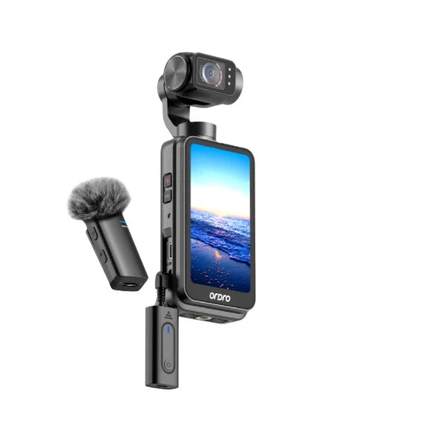 OEM Hot M5 Gimbal Camera ORDRO Pocket Camera 3 Axis Gimbal 4K Video Camera