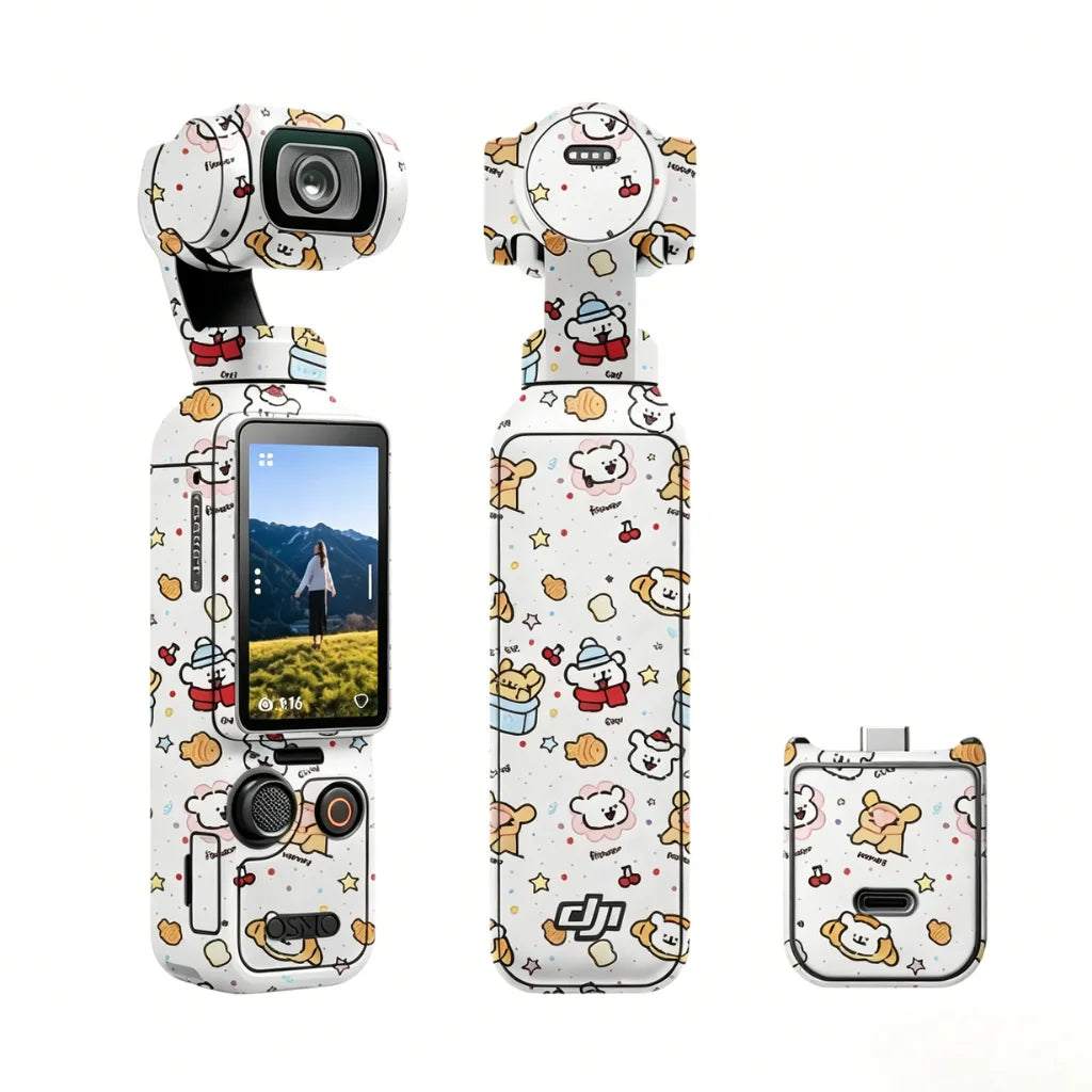 TENGDAFEI Factory Direct Price Waterproof Scratch Resistant Customizable 3M Vinyl Camera Protective Sticker for Osmo Pocket