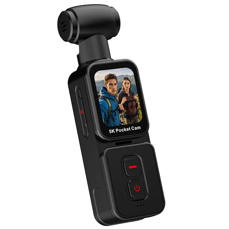 K28 Customize Handheld Pocket Vlogging Cameras with 5K Photo Gimbal Stabilization 1.69 Inch Touch Screen Anti-shake for Action