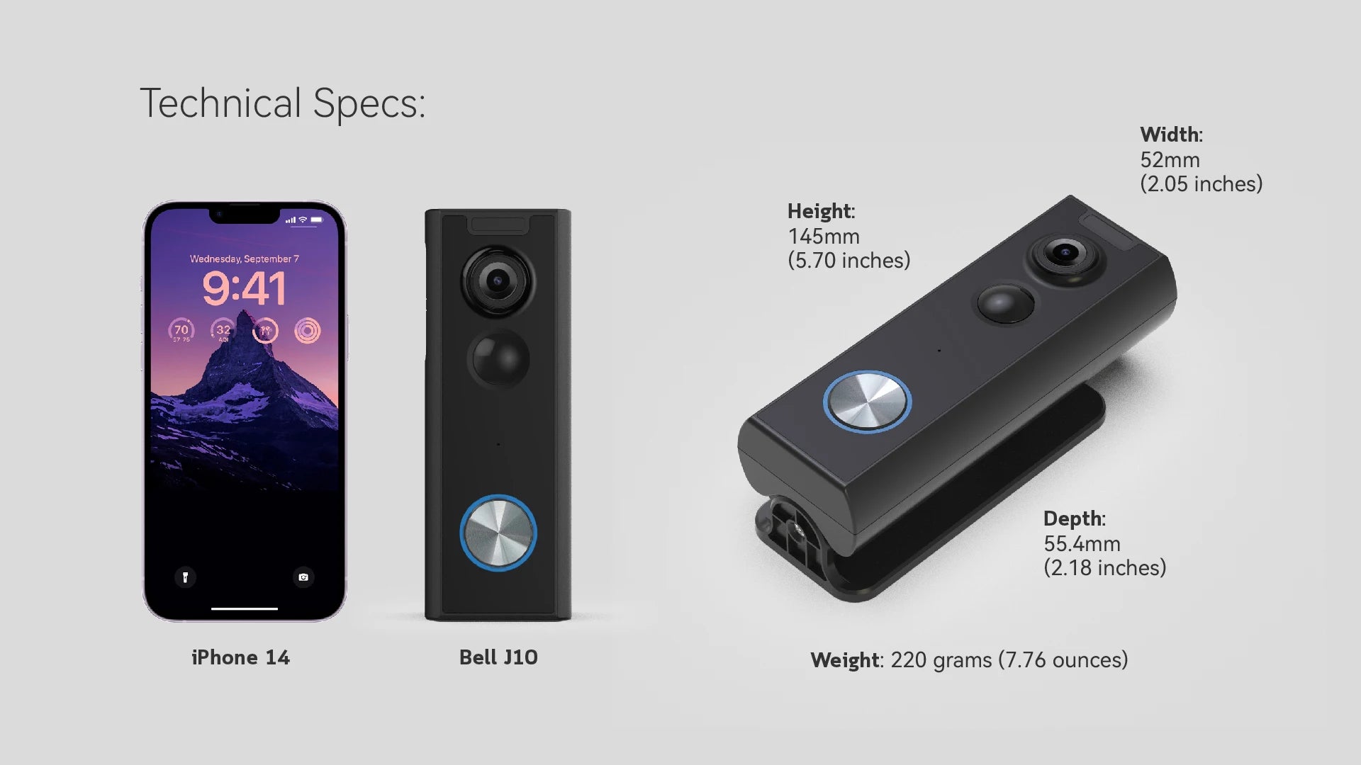 Top Selling Wireless 2K 140 10m Night Vision IP Smart Video Doorbell Camera Waterproof IP65 with Battery Powered WiFi