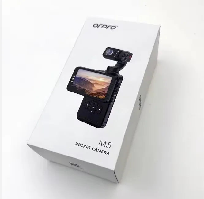 ORDRO M5 Handheld Pocket Digital Camera 5K Camcorder 3-Axis Gimbal Stabilization Face Tracking Youtube Photographs Vlog Videos