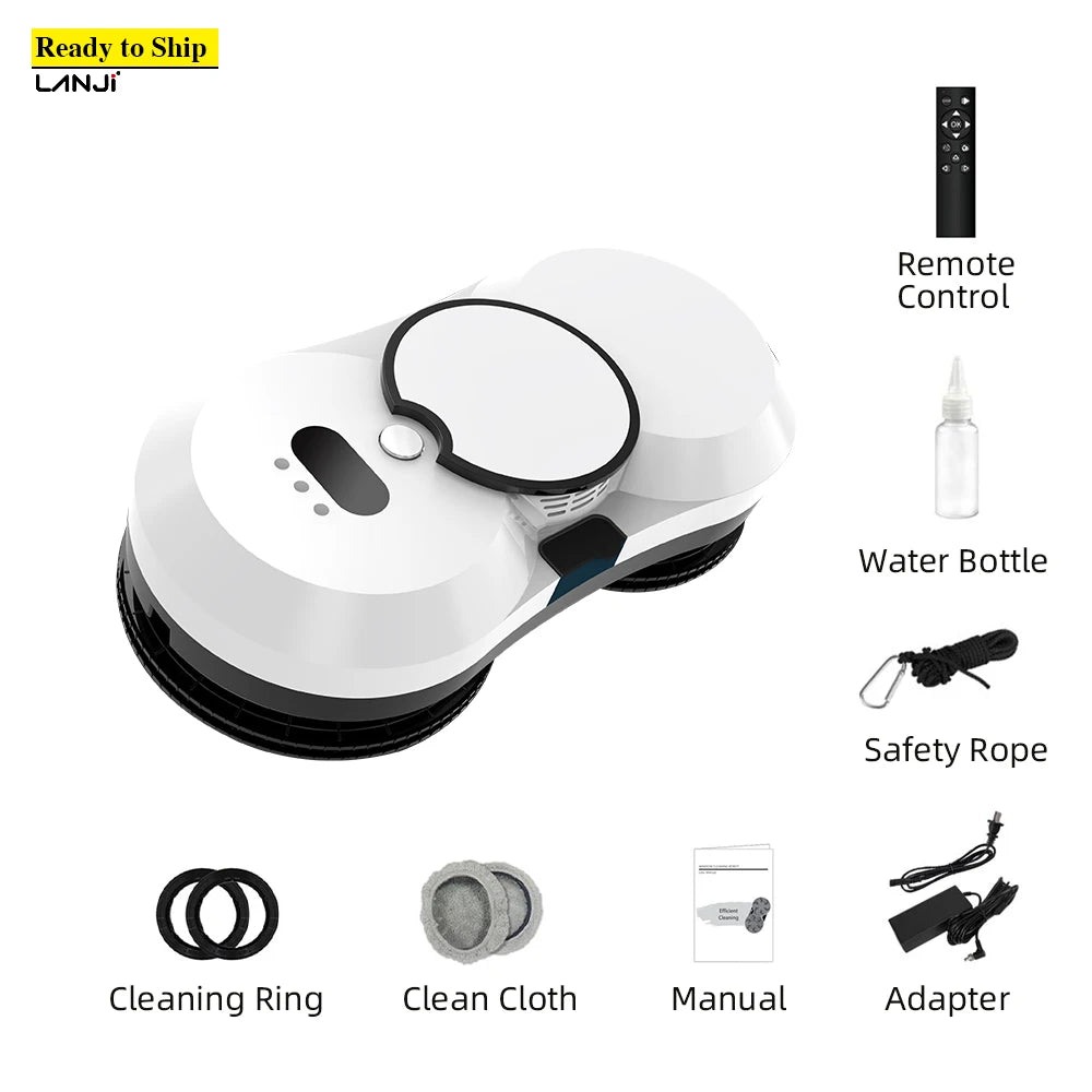 L17S Intelligent Automatic Outdoor Window Cleaning Robot Self-Magnetic Vacuum Cleaner for Appliance Cleaning