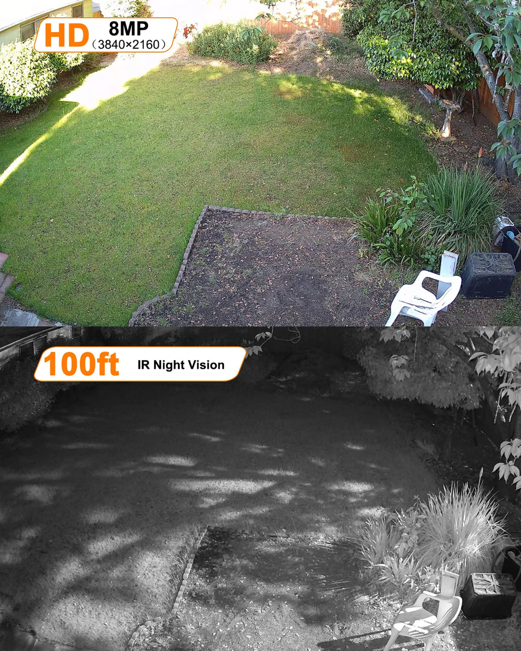 Anpviz 4K Turret IP Security Camera US Stock  Active Deterrence Two-Way Audio 100ft Full Color Night Vision IP67 Metal Outdoor