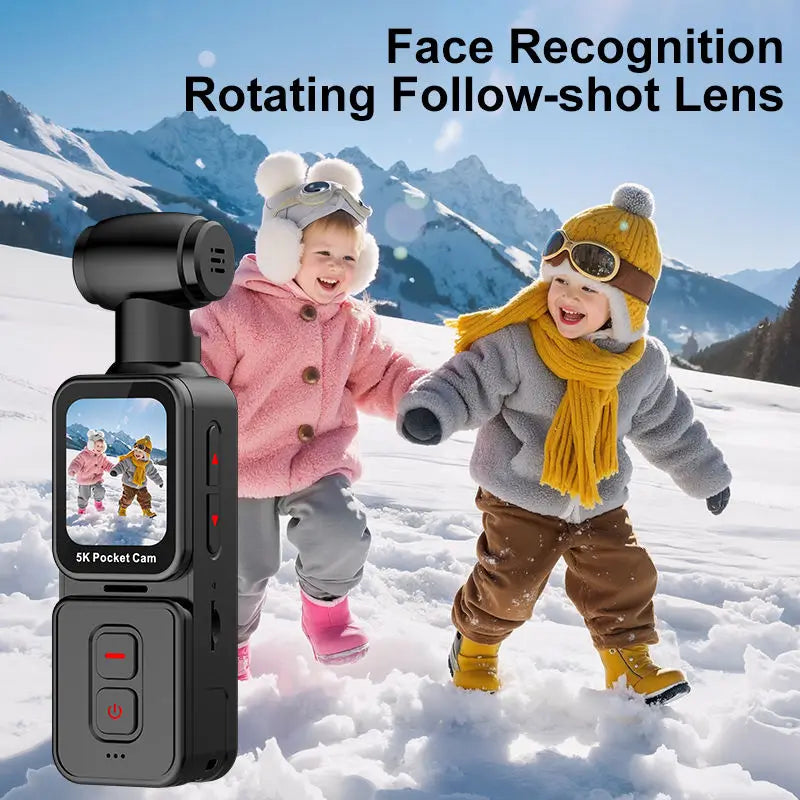 4K 1080p Action Camera K28 Rotatable Anti-Shaking Waterproof Outdoor Camera for Riding Diving Portable WiFi Time Lapse Video Mic