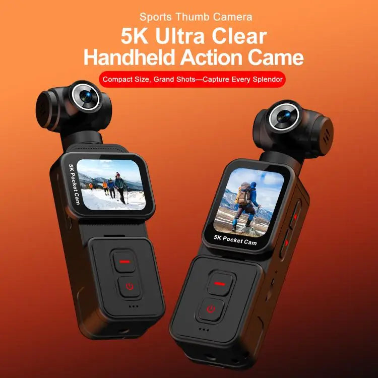 New Arrival K28 1.69 Inch IPS Screen 5K High Definition Video Recording Gimbal Camera