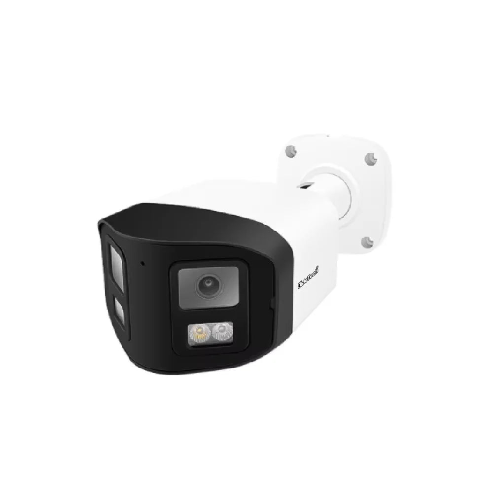 JideTech 8MP 4K Resolution Binocular Stitching CCTV Security Camera Dual Light Sourse Night Vision Max Support 512GB TF Card