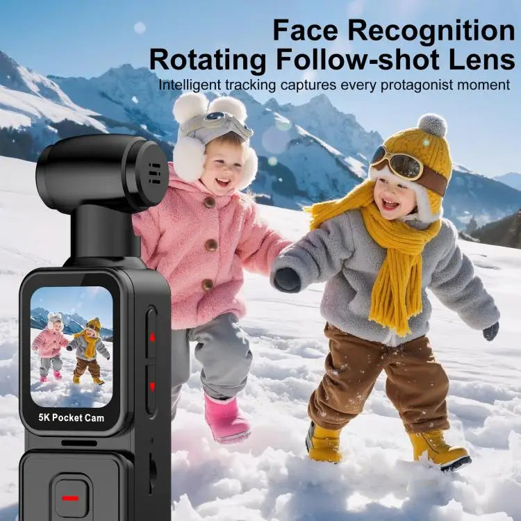 New Arrival K28 1.69 Inch IPS Screen 5K High Definition Video Recording Gimbal Camera