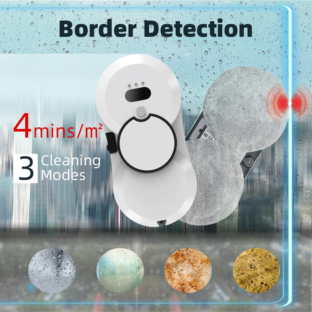 L17S Intelligent Automatic Outdoor Window Cleaning Robot Self-Magnetic Vacuum Cleaner for Appliance Cleaning