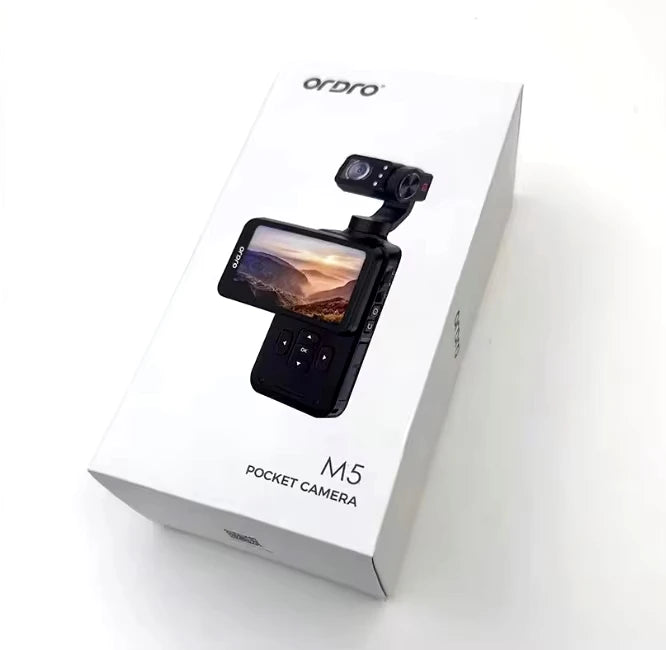 ORDRO M5 Handheld Pocket Digital Camera 5K Camcorder 3-Axis Gimbal Stabilization Face Tracking Youtube Photographs Vlog Vid
