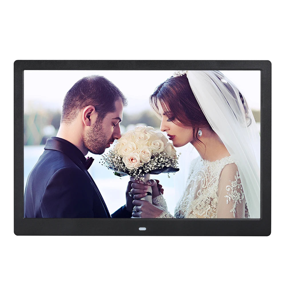 15" HD Digital Photo Frame – Full-View Display with Video, Music & Alarm Clock