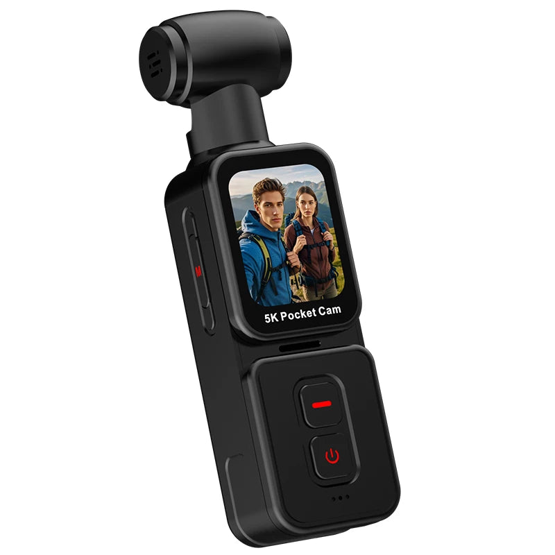 JXD 5K Ultra HD 30fps 1.5" Touch Screen WiFi Portable Digital Recorder Body Cam Action Camera 270 Wide CMOS Sensor TF Card