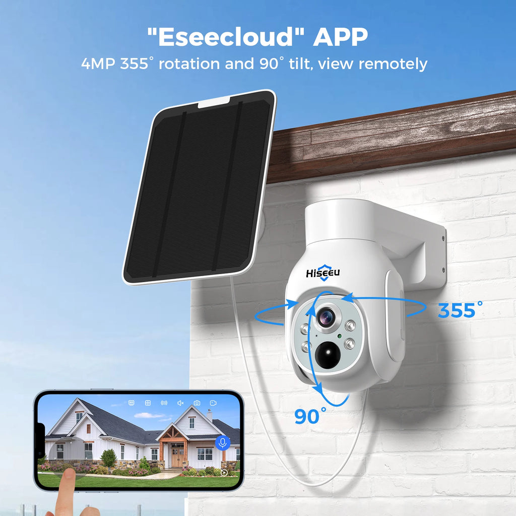 New Product Ideas 2023 10lin LCD Monitoring 4MP Dome Bullet Camera Kit Wireless Wifi Cctv Security Camera System Solar Ptz H.265