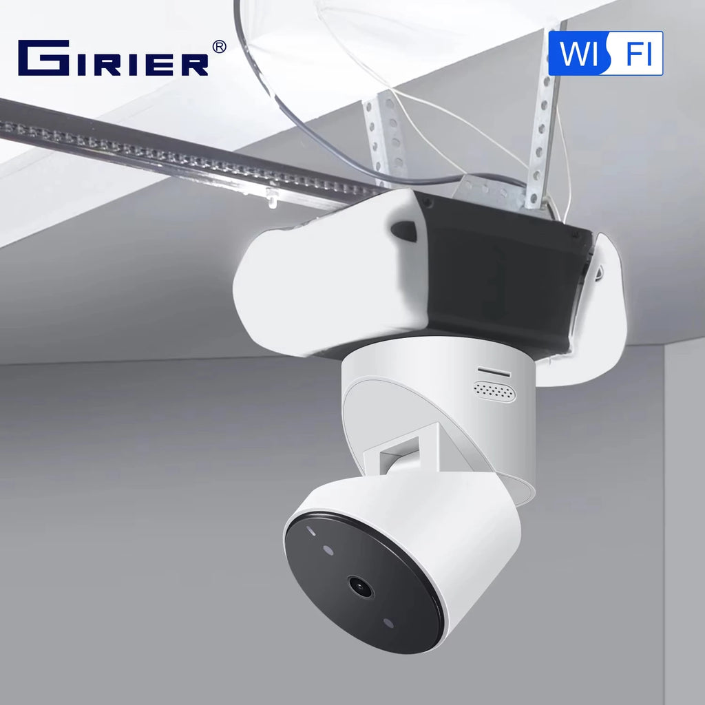 GIRIER WiFi Garage Door Opener with Security Camera 1080P Smart Garage Camera Supports 2-way Talk