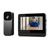 X7 Smart Video Doorbell 4.3 Inch Screen Cat's Eye Design Battery Powered Security Doorbell Camera WiFi Photo Taking Capability