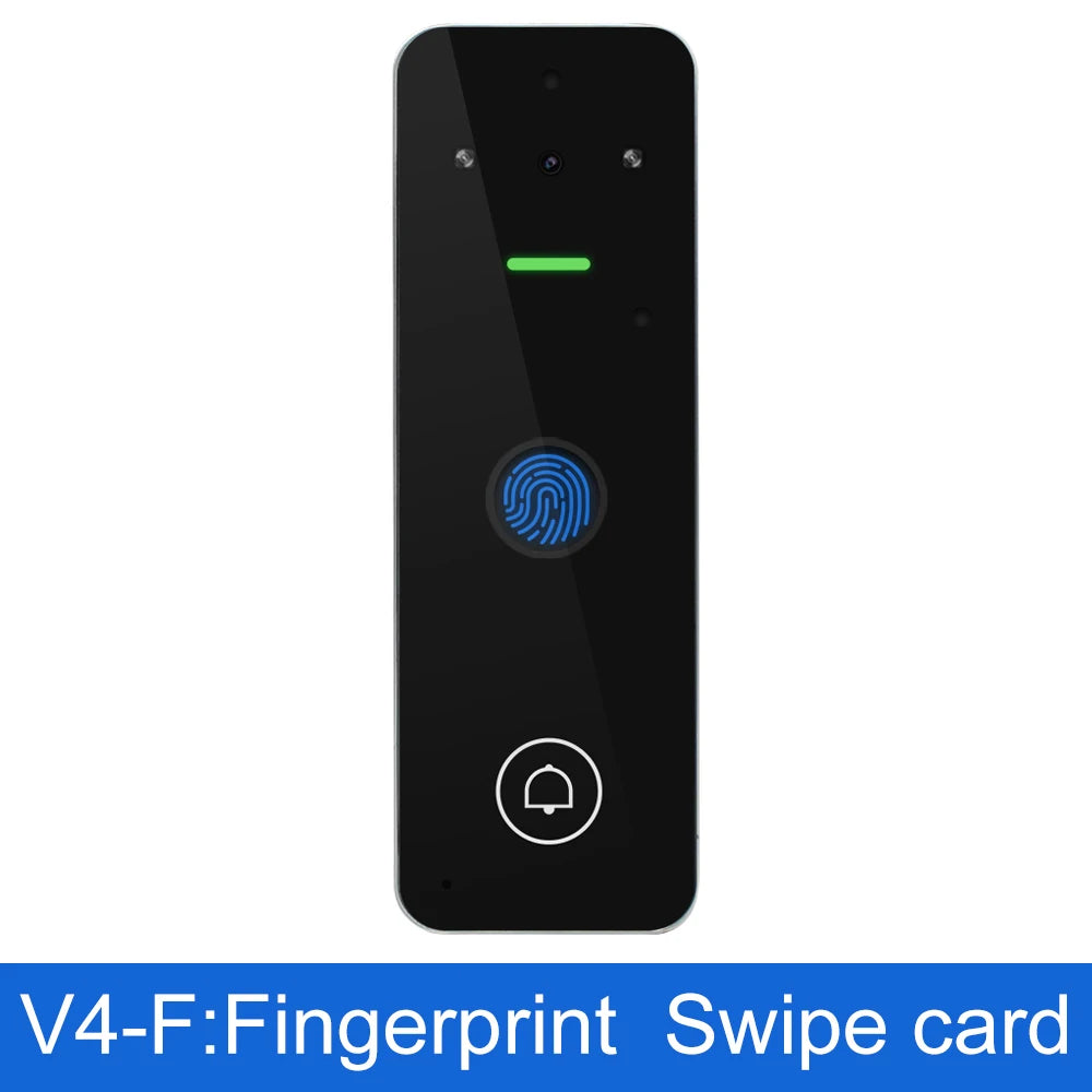 Support Tuya App Wifi Smart Access Control Video Doorbell Camera System Digital Electronic Lock Coder Digitcode Fingerprint Lock