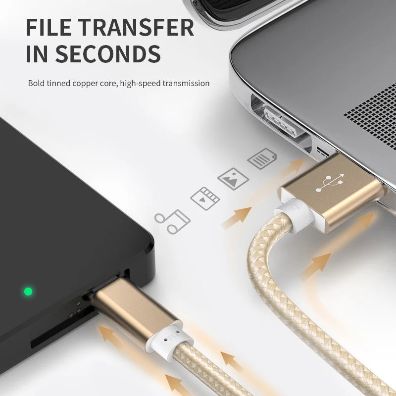 NNBILI Mini USB Cable USB To USB Fast Data Charger Cable For MP3 MP4 Player Car DVR GPS Digital Camera HDD Mini USB 1M/2M