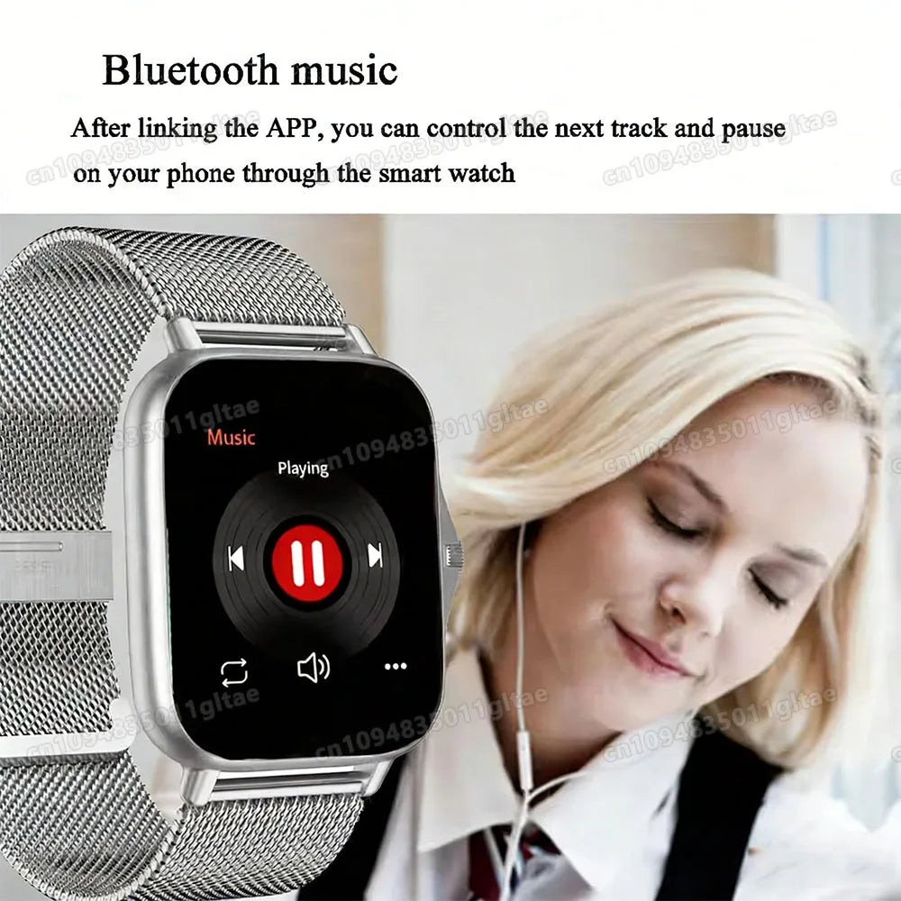 1.83" Smart Watch with Bluetooth Calling, Fitness Tracker & Sports Modes for iOS/Android