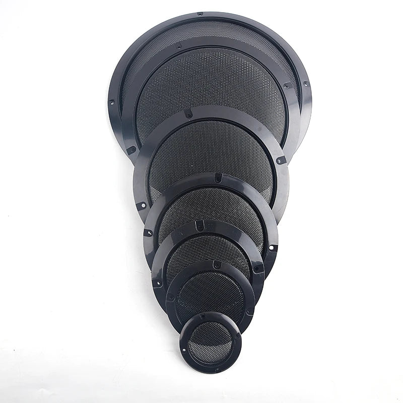 High-grade Car Home Mesh Enclosure Speaker 2 3 4 5 6 8 10 Inch Net Cover Speakers Plastic Frame Metal Iron Wire Grilles
